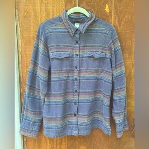 Patagonia Button Up Organic Cotton Shirt - Large